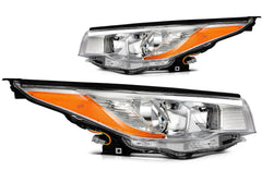 Left+Right Headlights Assembly For 2014-16 Toyota Highlander Chrome Housing 6B93BC-57 [3]