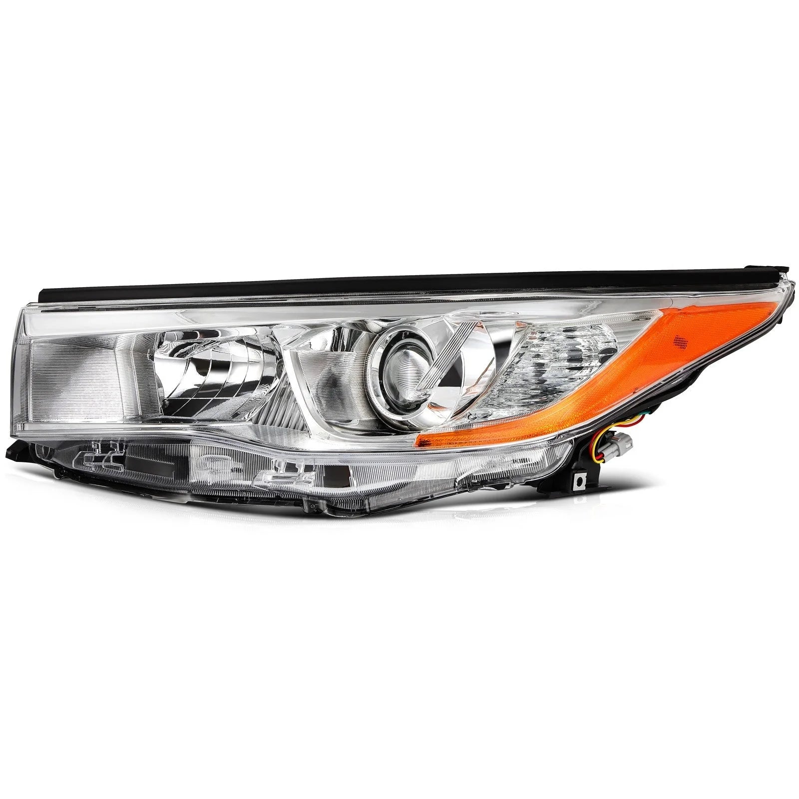 Left+Right Headlights Assembly For 2014-16 Toyota Highlander Chrome Housing 6B93BC-57 [5]