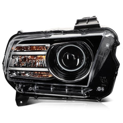 Left+Right Headlights Assembly For 2014 2013 Ford Mustang Black Housing 6B93BC-57 [4]