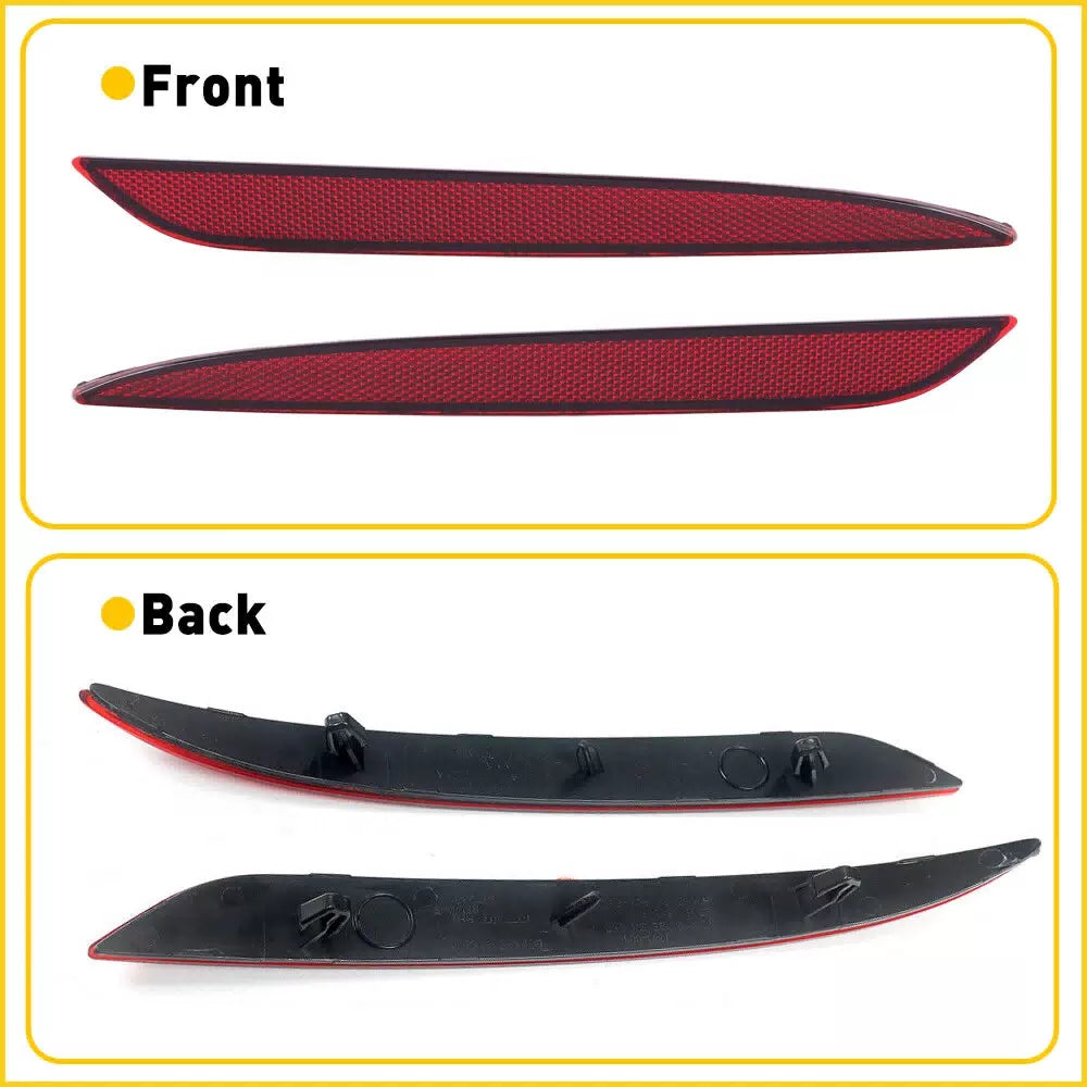 Left Right Rear Bumper Reflector Driver Passenger Side For 17-2023 Tesla Model 3 6B93BC-57 [4]