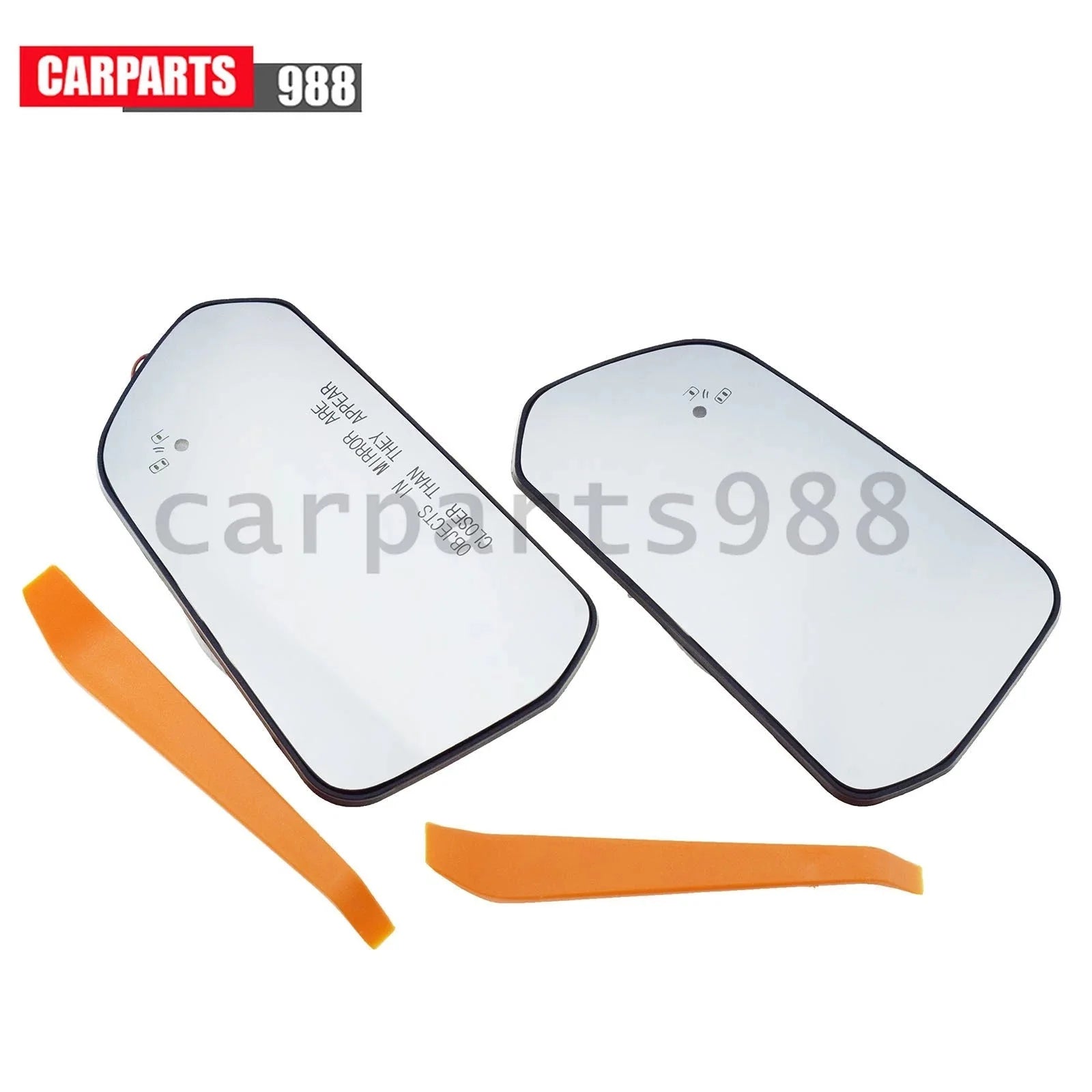 Left Right Rearview Heated Mirror Glass w/ Blind Spot For Ford Mustang 2015-2022 6B93BC-57 [2]