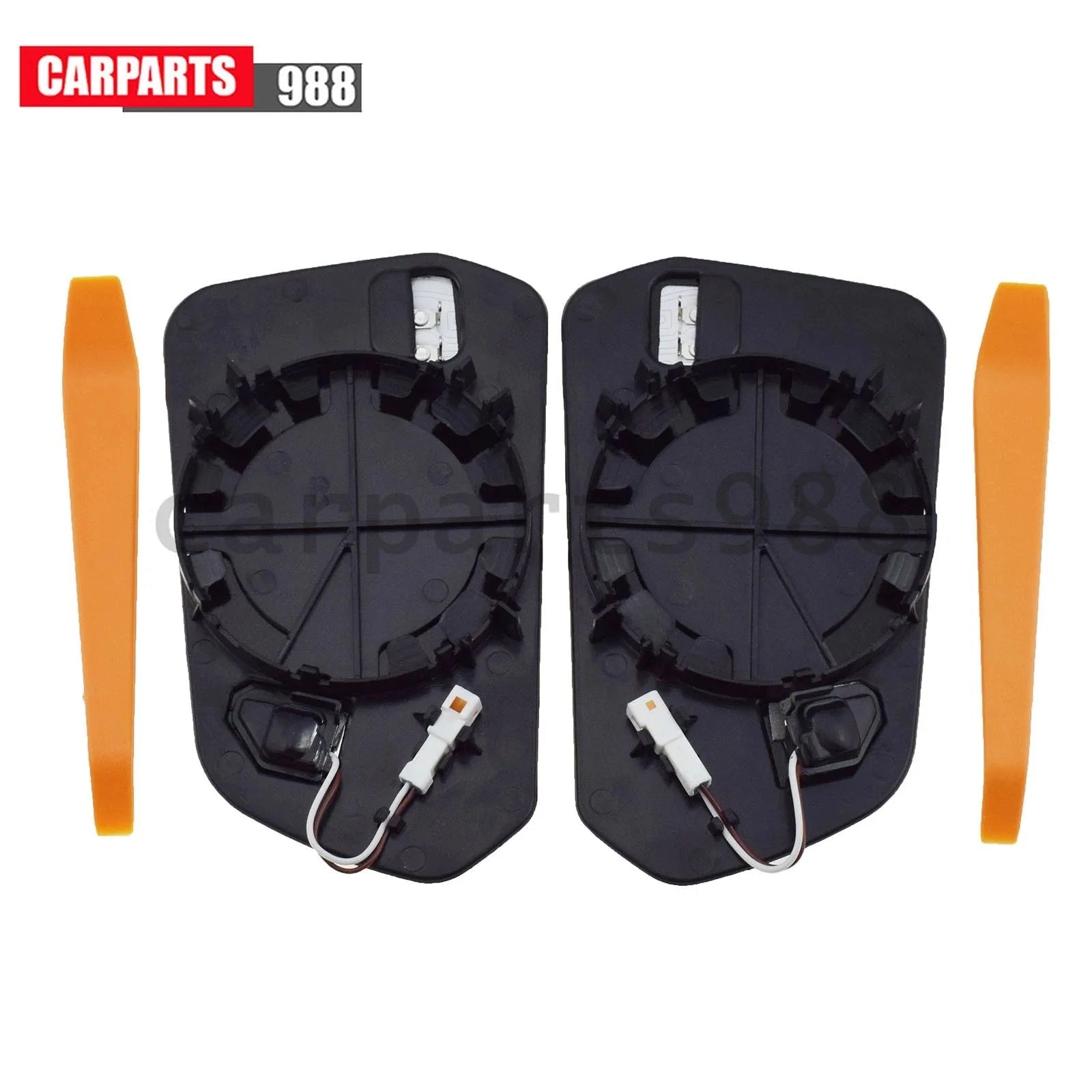 Left Right Rearview Heated Mirror Glass w/ Blind Spot For Ford Mustang 2015-2022 6B93BC-57 [6]