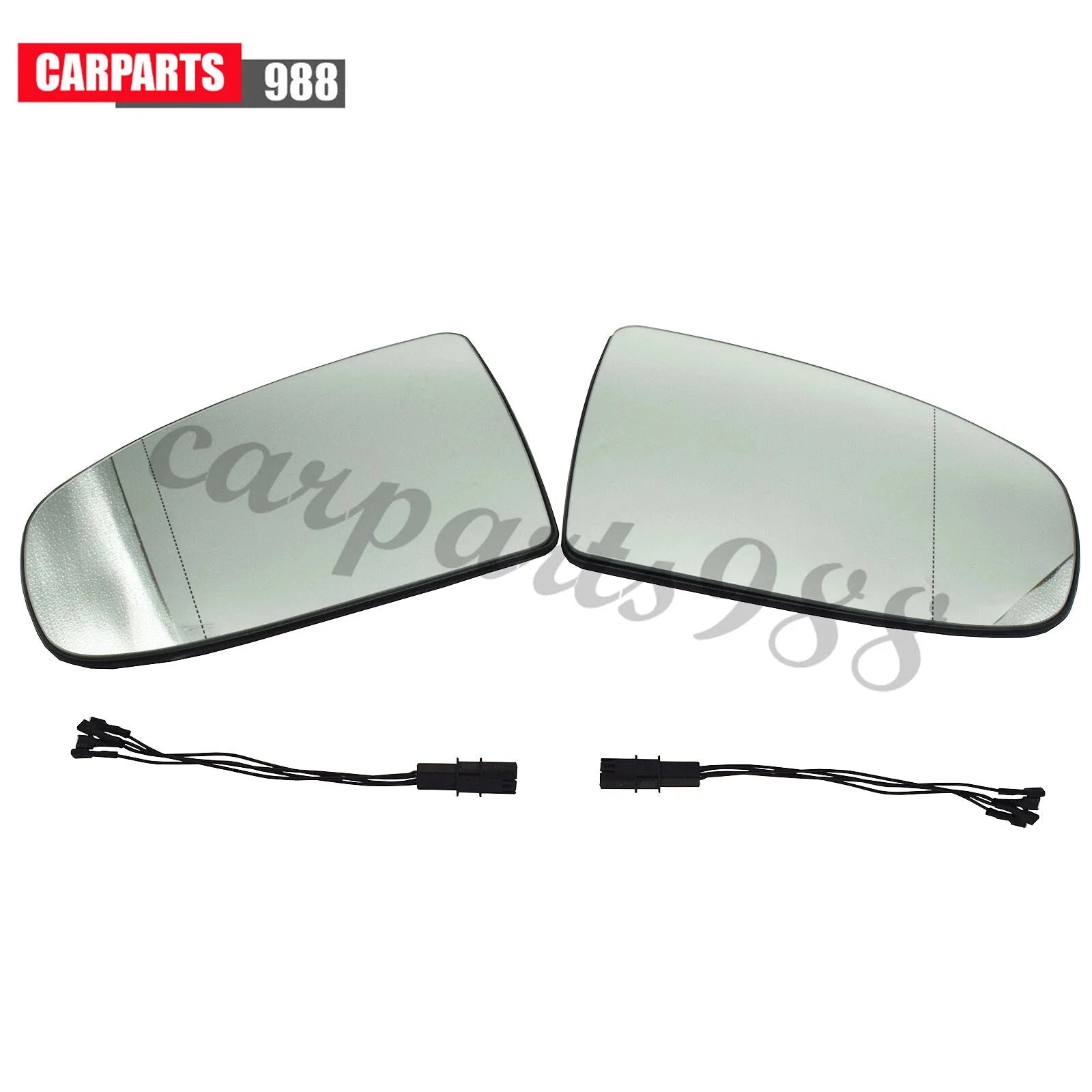 Left Right Side Rearview Mirror Glass Heated For 2007-2014 BMW E70 E71 E72 LCI 6B93BC-57 [2]