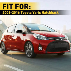 Left Right Side Roof Drip Mouldings Black For 2006-2016 Toyota Yaris Hatchback 6B93BC-57 [2]