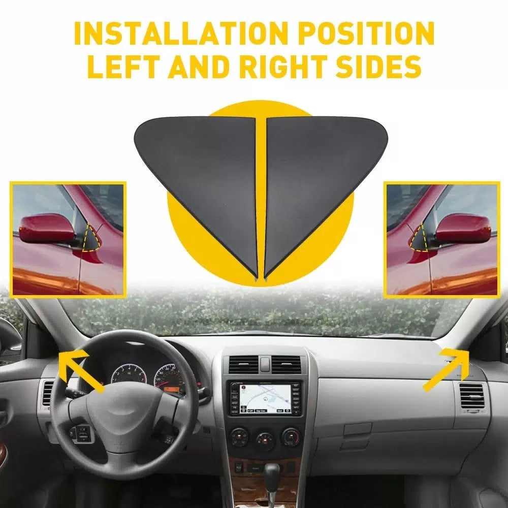 Left Right Side View Mirror Fender Trim Corner Cover FOR Toyota Corolla 08-13 EA 6B93BC-57 [9]