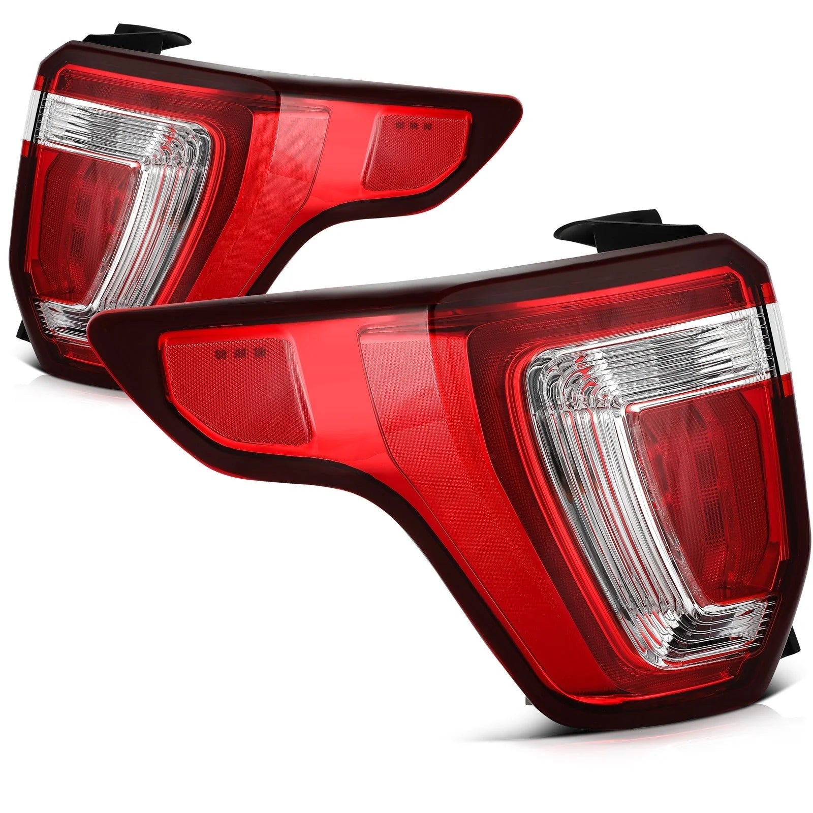 Left+Right Taillights Assembly For 2019 2018 2017 2016 Ford Explorer Red Lamp 6B93BC-57 [1]