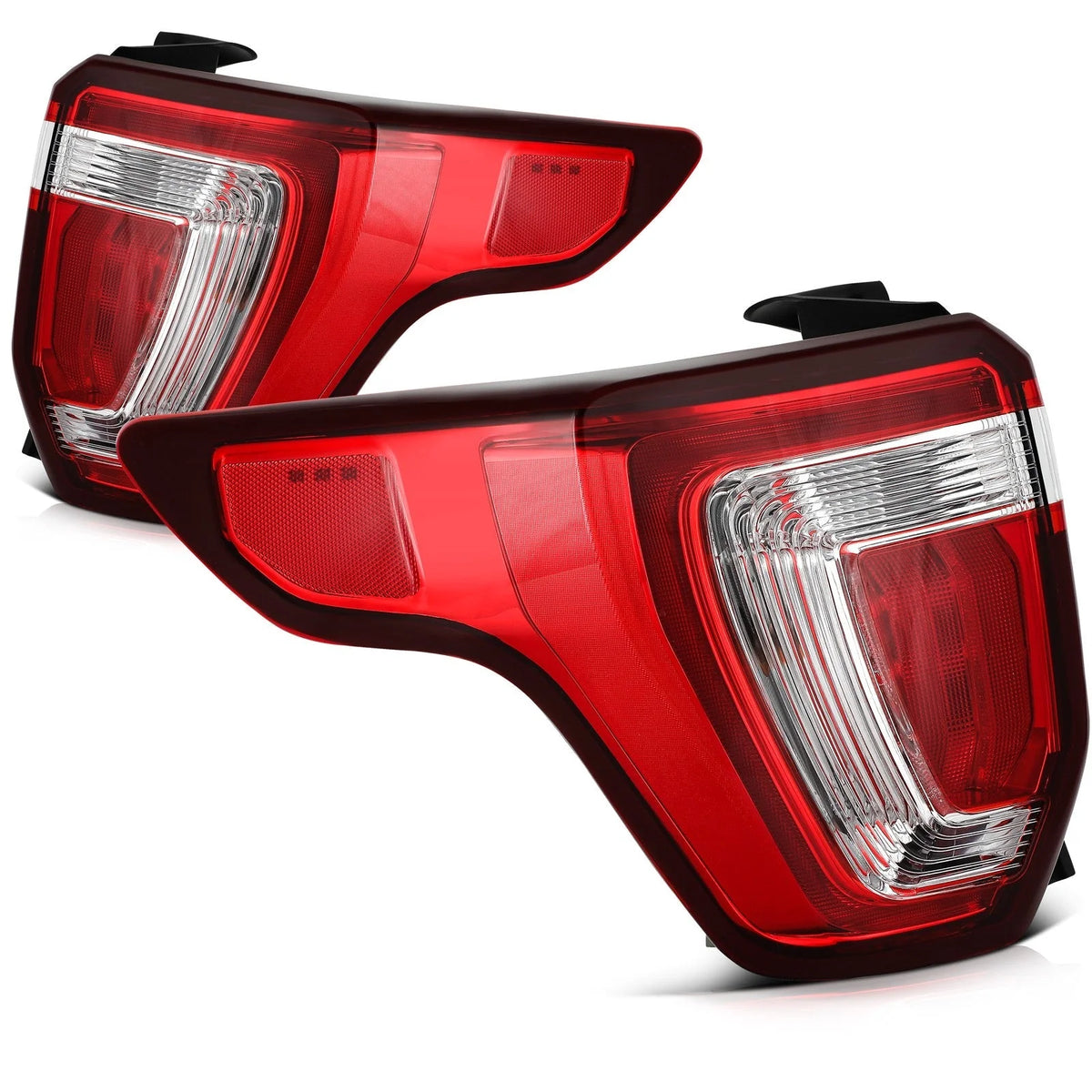 Left+Right Taillights Assembly For 2019 2018 2017 2016 Ford Explorer Red Lamp 6B93BC-57 [1]