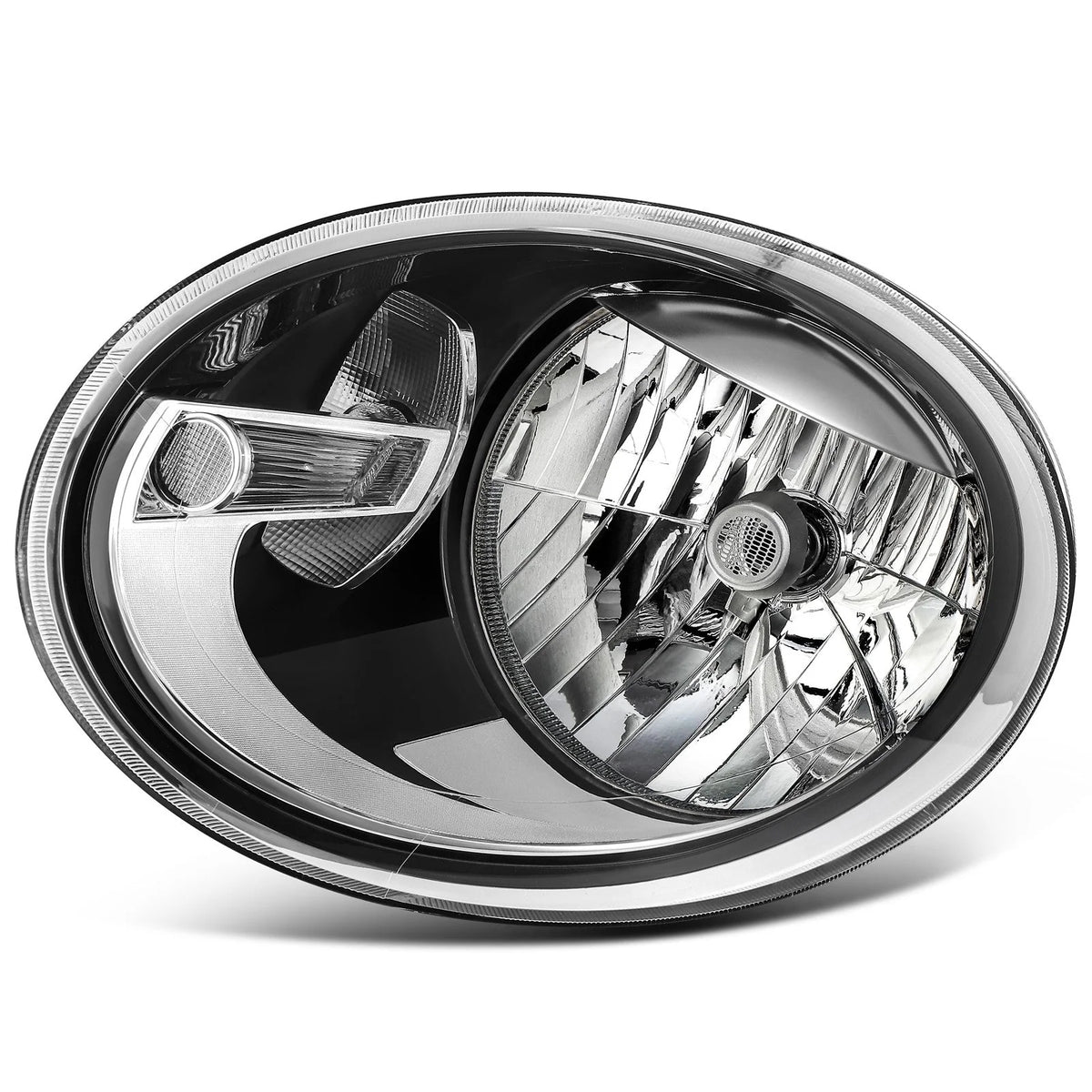 Left Side Headlight Assembly For 2012-2019 Volkswagen Beetle 1.8L 2.0L Black 6B93BC-57 [1]