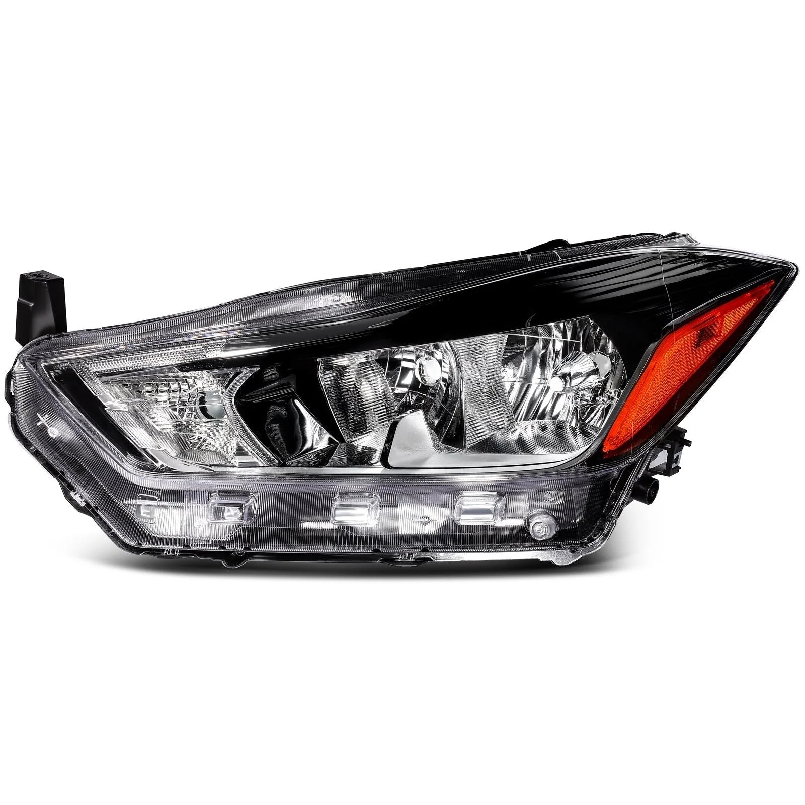 Left Side Headlight Assembly For 2017-2020 Nissan For Kicks 1.6L Black Amber 6B93BC-57 [2]