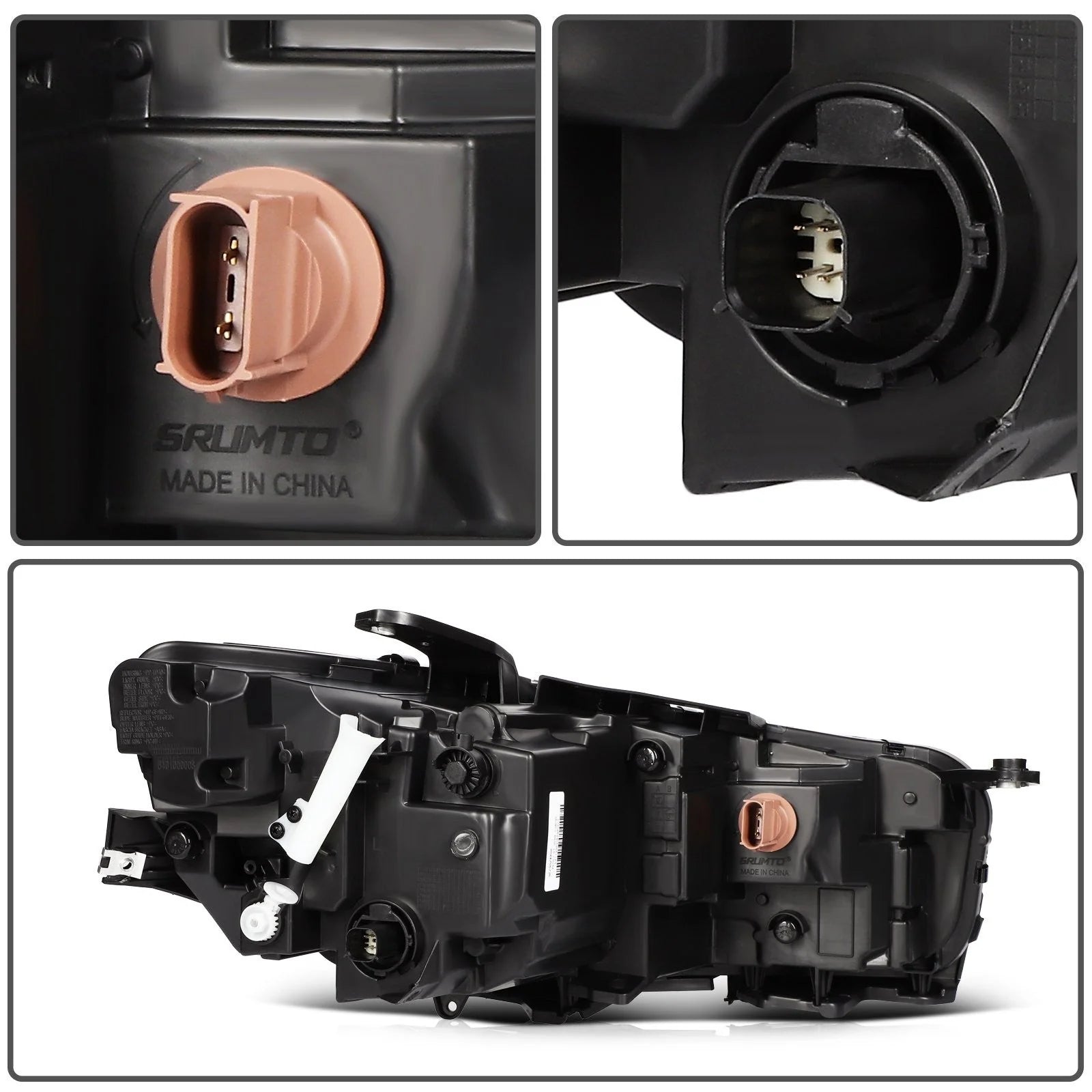 Left Side LED Headlight Assembly For 2021-2024 Chrysler Pacifica 3.6L Black 6B93BC-57 [7]