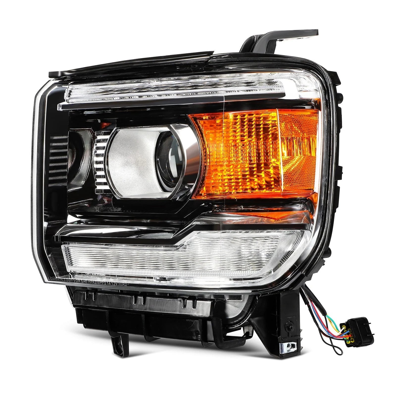 Left Side LED Headlight For 2015-2019 2500HD 3500HD 2014-2015 GMC Sierra 1500 6B93BC-57 [1]