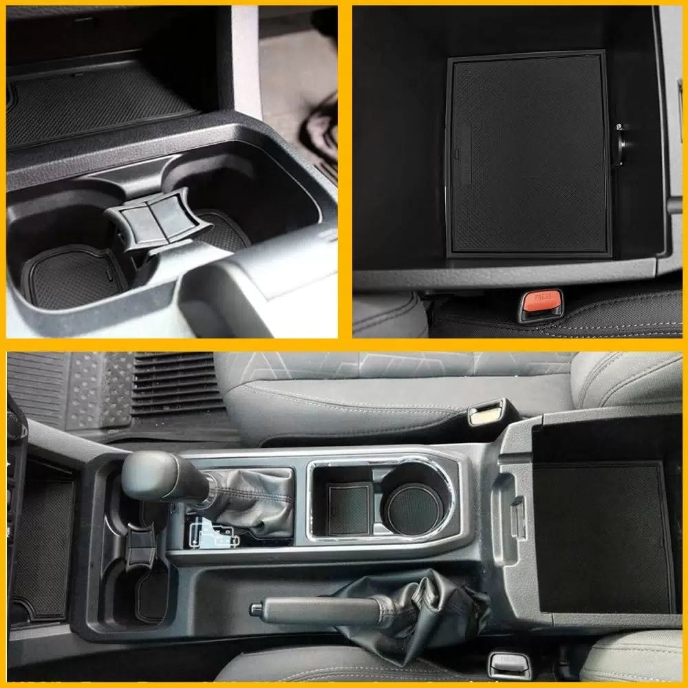 Liner Accessories For Toyota Tacoma 2016-2022 Cup, Console, Door Pocket Inserts 6B93BC-57 [11]