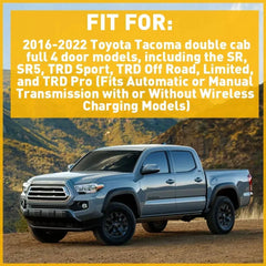 Liner Accessories For Toyota Tacoma 2016-2022 Cup, Console, Door Pocket Inserts 6B93BC-57 [3]