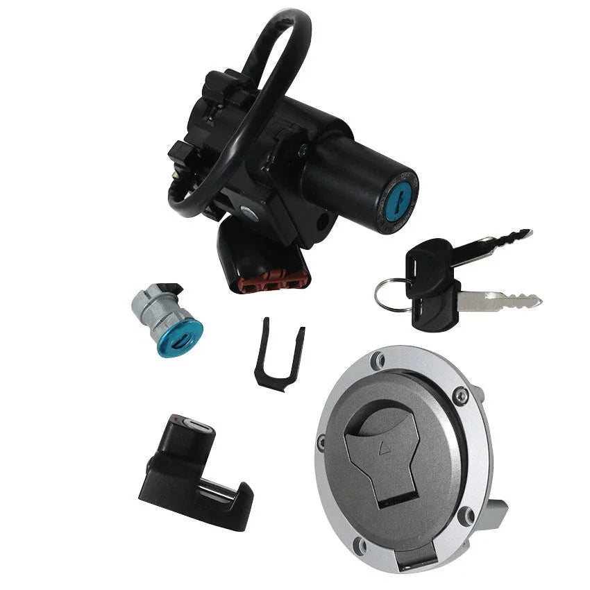 Lock Set Ignition Switch Fuel Gas Cap for Honda CRF250 CRF250RL Rally 2017-2020 6B93BC-57 [4]