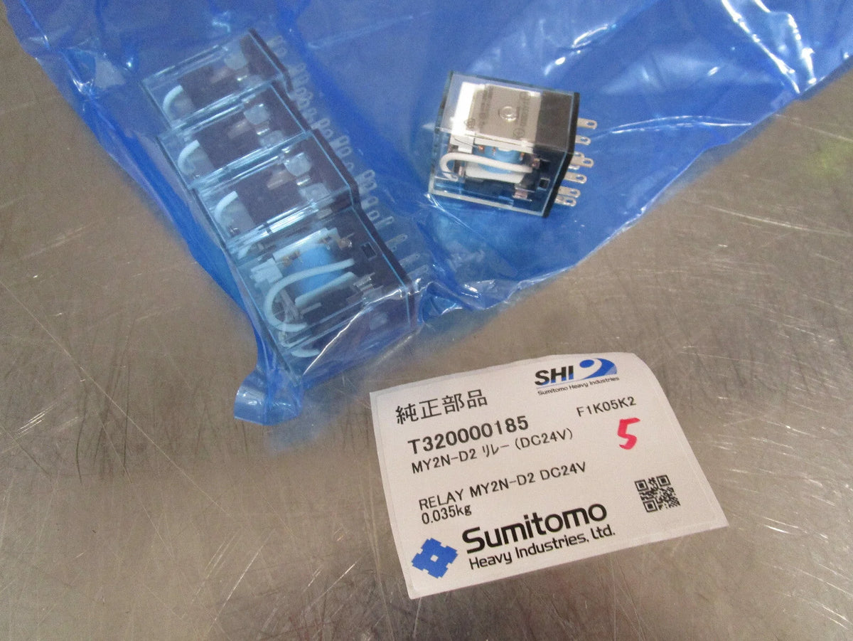 Lot of 5 Sumitomo Relay MY2N-D2 DC24V 6B93BC-57 [1]