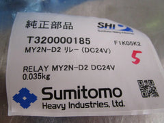 Lot of 5 Sumitomo Relay MY2N-D2 DC24V 6B93BC-57 [2]