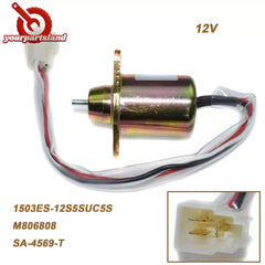 M806808 For John Deere Fuel Shut Off Shutdown Solenoid HPX XUV Gator Tractor 6B93BC-57 [1]