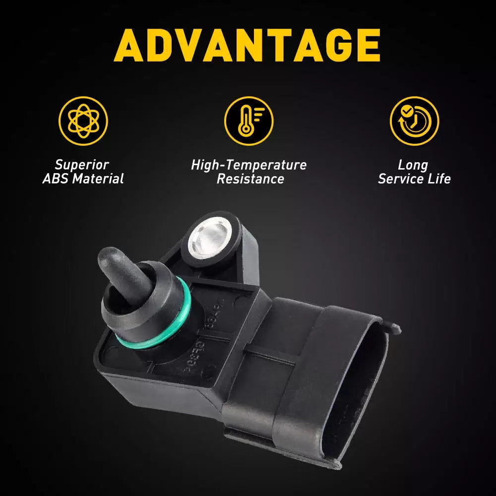 Manifold (MAP) Pressure Sensor for Hyundai Accent Santa Fe Sonata Kia Forte Soul 6B93BC-57 [5]