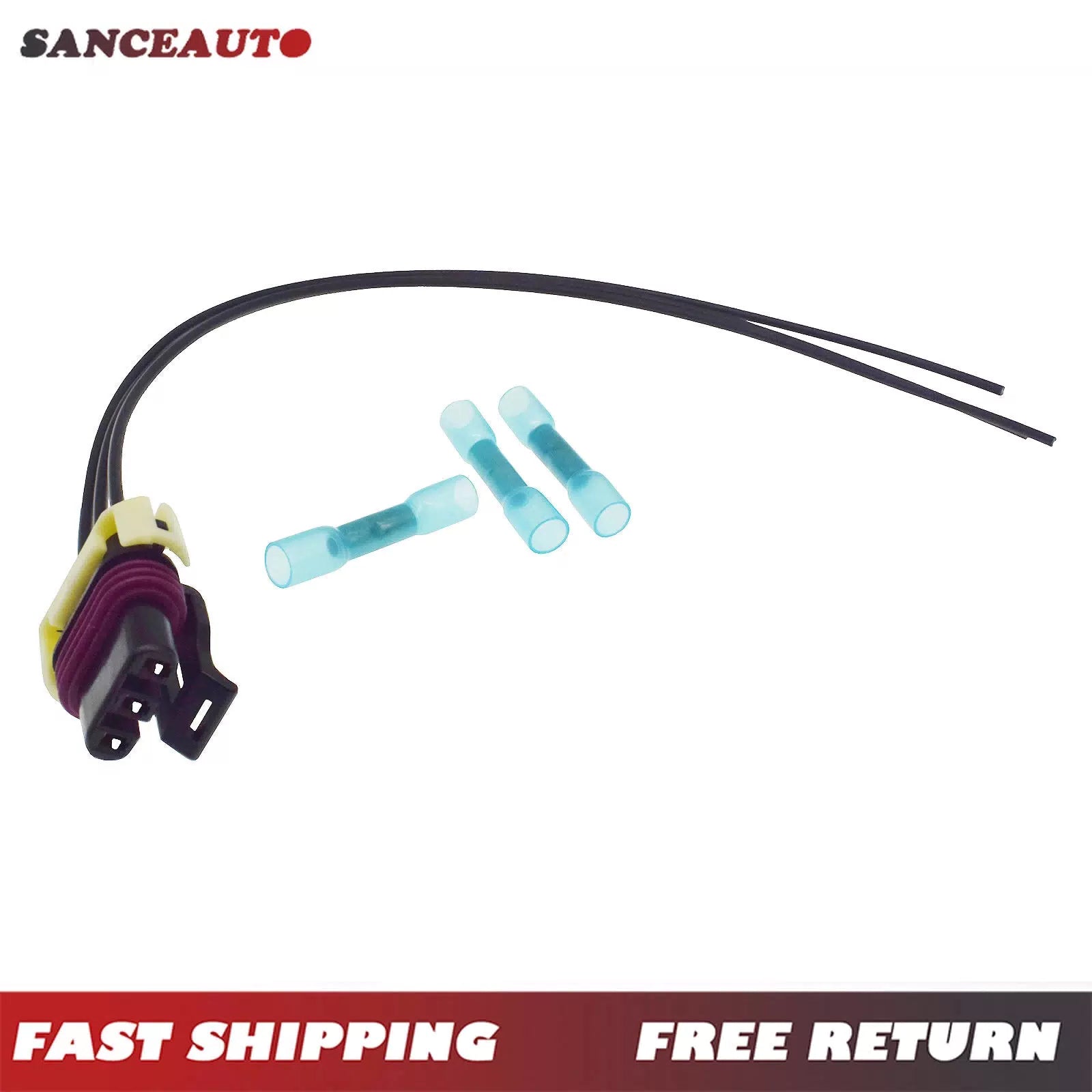 Map Sensor 3 Wire Electrical Connector Harness 3Pin Way AS312 Fit CHEVROLET Aveo 6B93BC-57 [1]