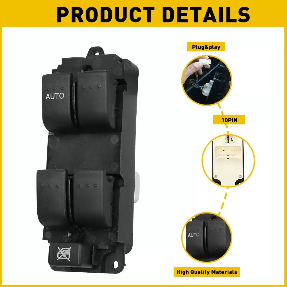 Master Driver Side Window Door Power Switch Fits Mazda 3 04-09 Mazda3 Sport 2009 6B93BC-57 [8]