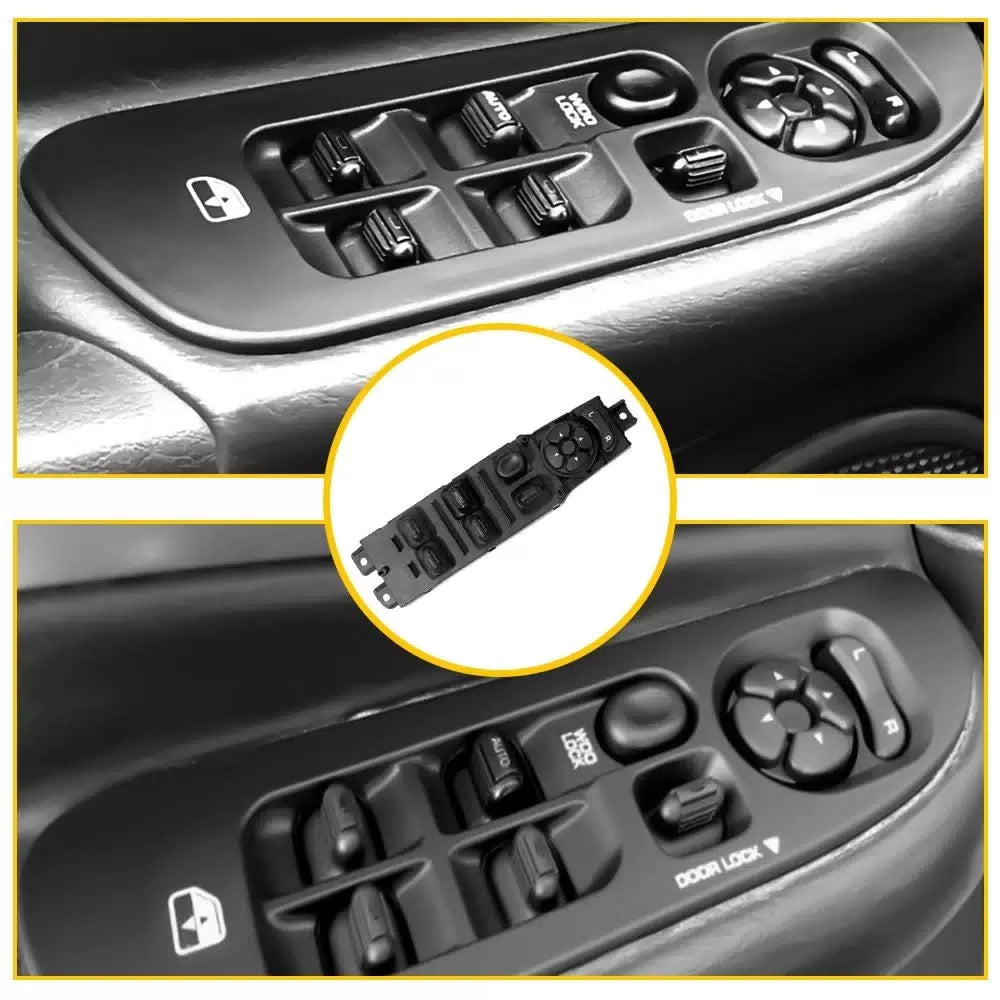 Master Power Switch Door Window Fits 1997-2001 Cherokee Sport Jeep 12+8 Pin Auto 6B93BC-57 [10]