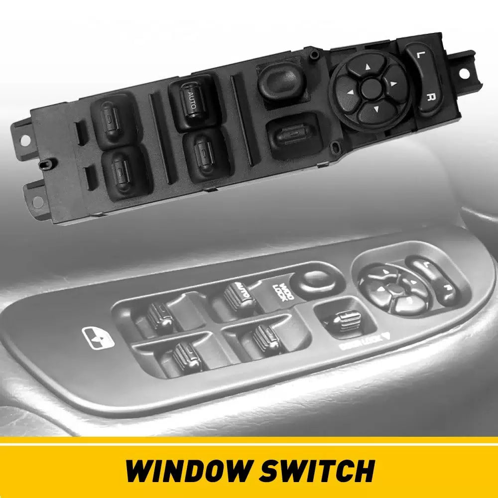 Master Power Switch Door Window Fits 1997-2001 Cherokee Sport Jeep 12+8 Pin Auto 6B93BC-57 [7]