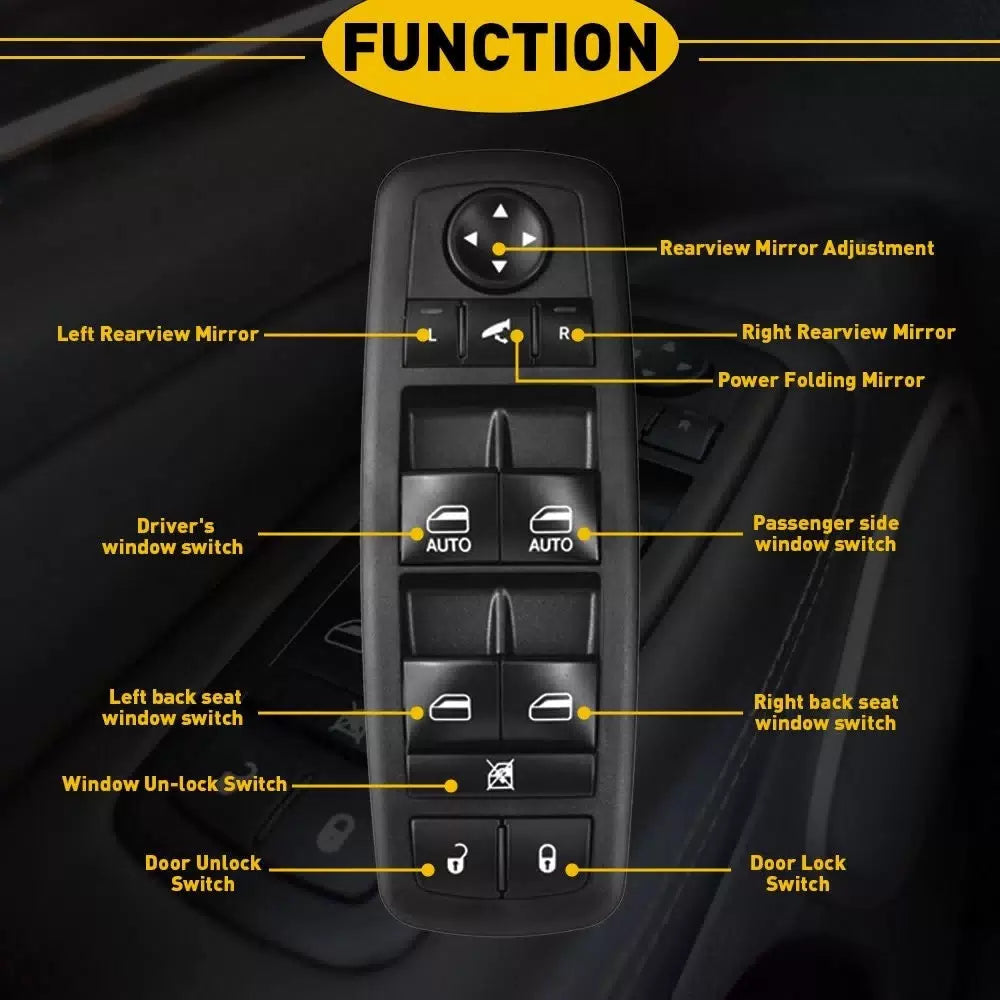 Master Power Window Door Switch Lock For 2013-2017 Dodge Ram 1500 2500 3500 Cars 6B93BC-57 [5]