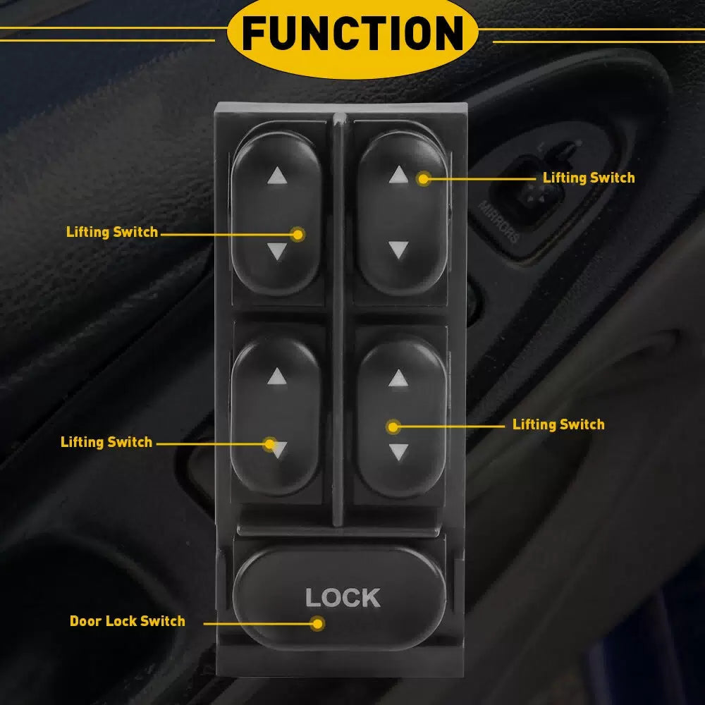 Master Power Window Door Switch for 1994 95 96-2004 Ford Mustang Convertible EOA 6B93BC-57 [2]