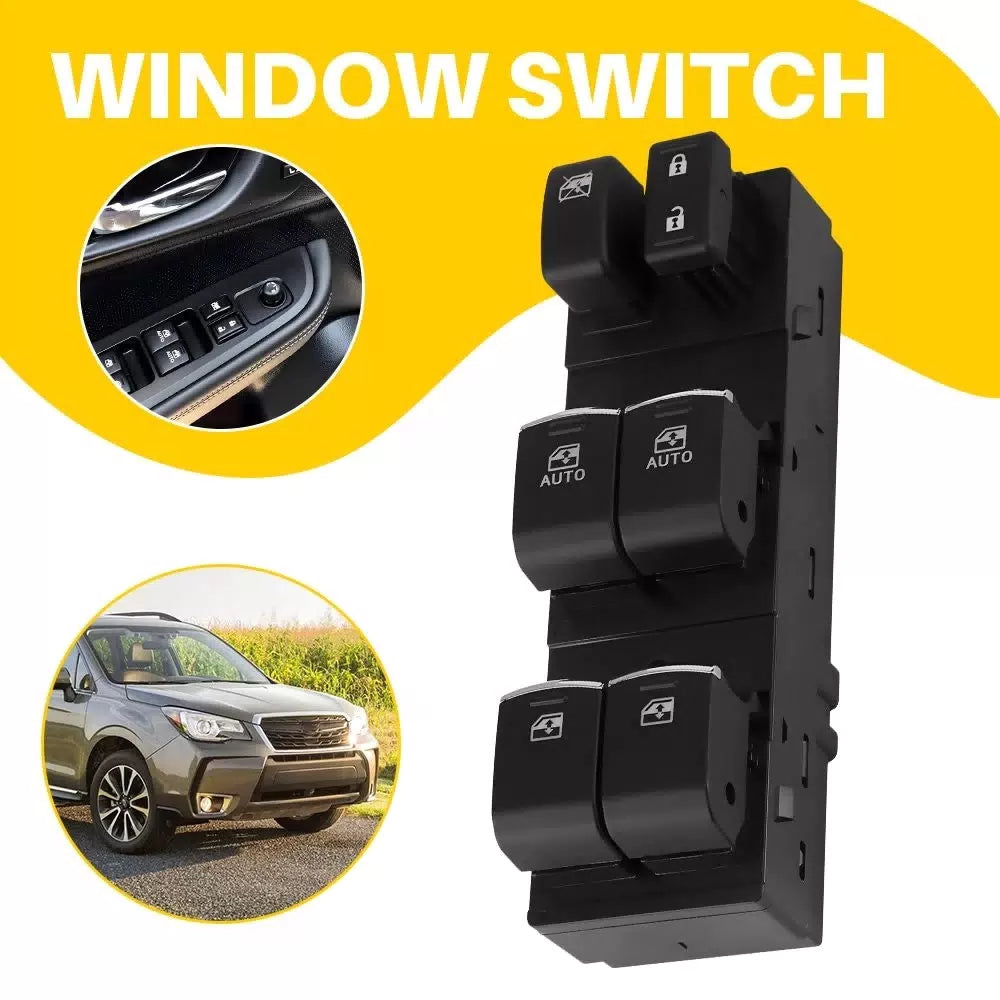 Master Power Window Switch for 2017-2018 Subaru Forester Left Driver Black EOA 6B93BC-57 [1]
