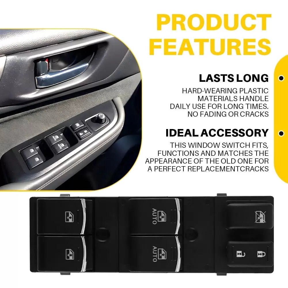 Master Power Window Switch for 2017-2018 Subaru Forester Left Driver Black EOA 6B93BC-57 [8]