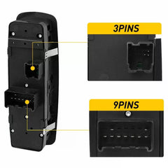 Master Power Window Switch for Dodge Ram 1500 2009 2010 2011 2012 Driver Side EA 6B93BC-57 [4]