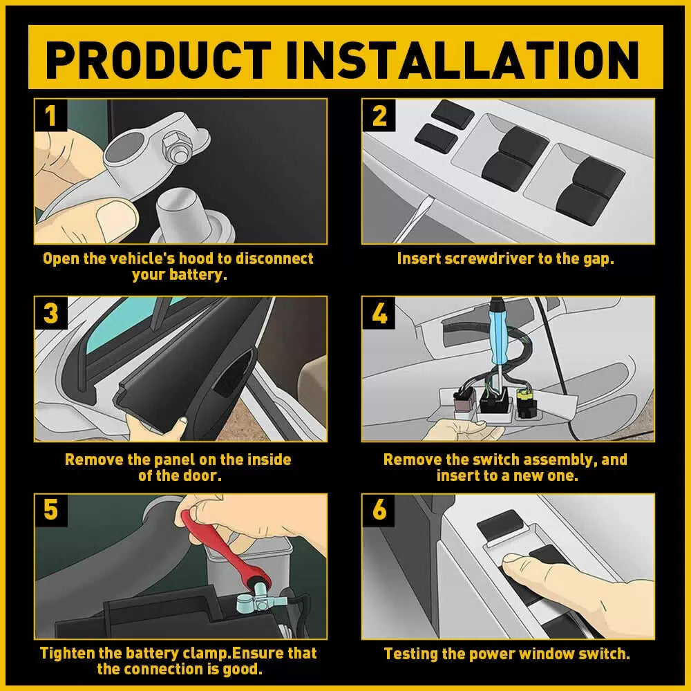 Master Power Window Switch for Kia Sorento 2010-2014 93570-2P100VA 93570-2P100 6B93BC-57 [11]