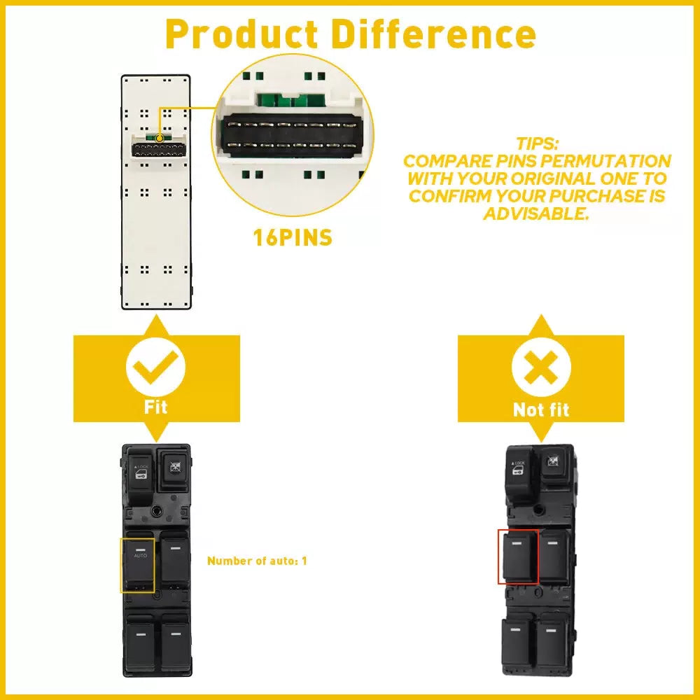 Master Power Window Switch for Kia Sorento 2010-2014 93570-2P100VA 93570-2P100 6B93BC-57 [3]
