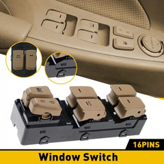 Master Power Window Switch for Sonata Hyundai 2011-2015 Front LH Beige EOA 6B93BC-57 [1]