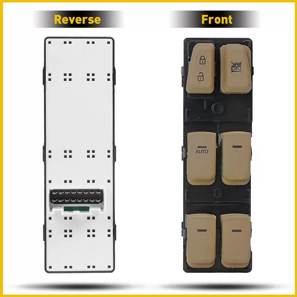 Master Power Window Switch for Sonata Hyundai 2011-2015 Front LH Beige EOA 6B93BC-57 [9]