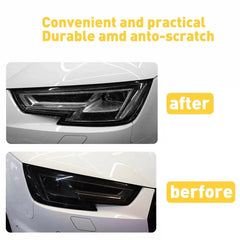 Matte Black Taillight Headlight Car Fog Light Sticker Vinyl Tint Film 12" x 72" 6B93BC-57 [3]