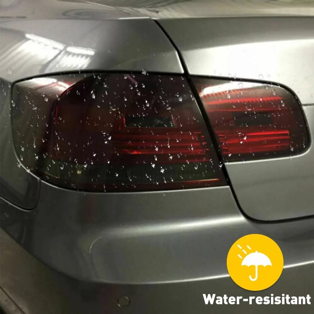 Matte Black Taillight Headlight Car Fog Light Sticker Vinyl Tint Film 12" x 72" 6B93BC-57 [5]