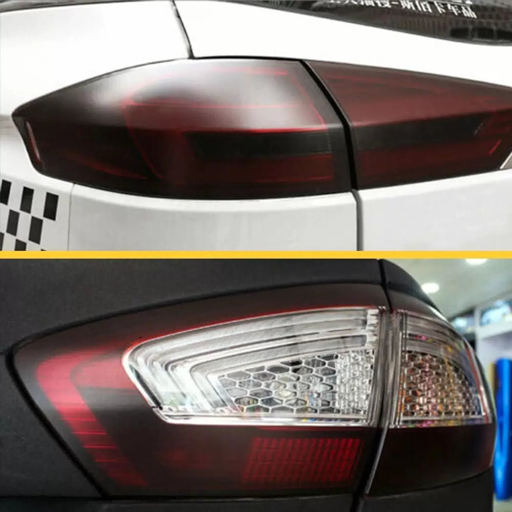 Matte Black Taillight Headlight Car Fog Light Sticker Vinyl Tint Film 12" x 72" 6B93BC-57 [6]