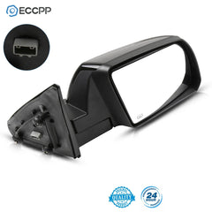 Mirror Power Heated Manual Fold For 07-16 Toyota Tundra Right Side Smooth Black 6B93BC-57 [1]