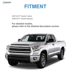 Mirror Power Heated Manual Fold For 07-16 Toyota Tundra Right Side Smooth Black 6B93BC-57 [4]