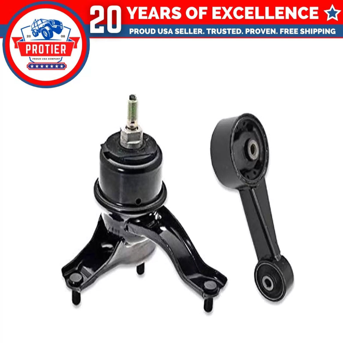 Motor & Torque Strut Mount 2PCS Compatible for 08-12 Toyota Avalon/ 07-12 Camry 6B93BC-57 [1]