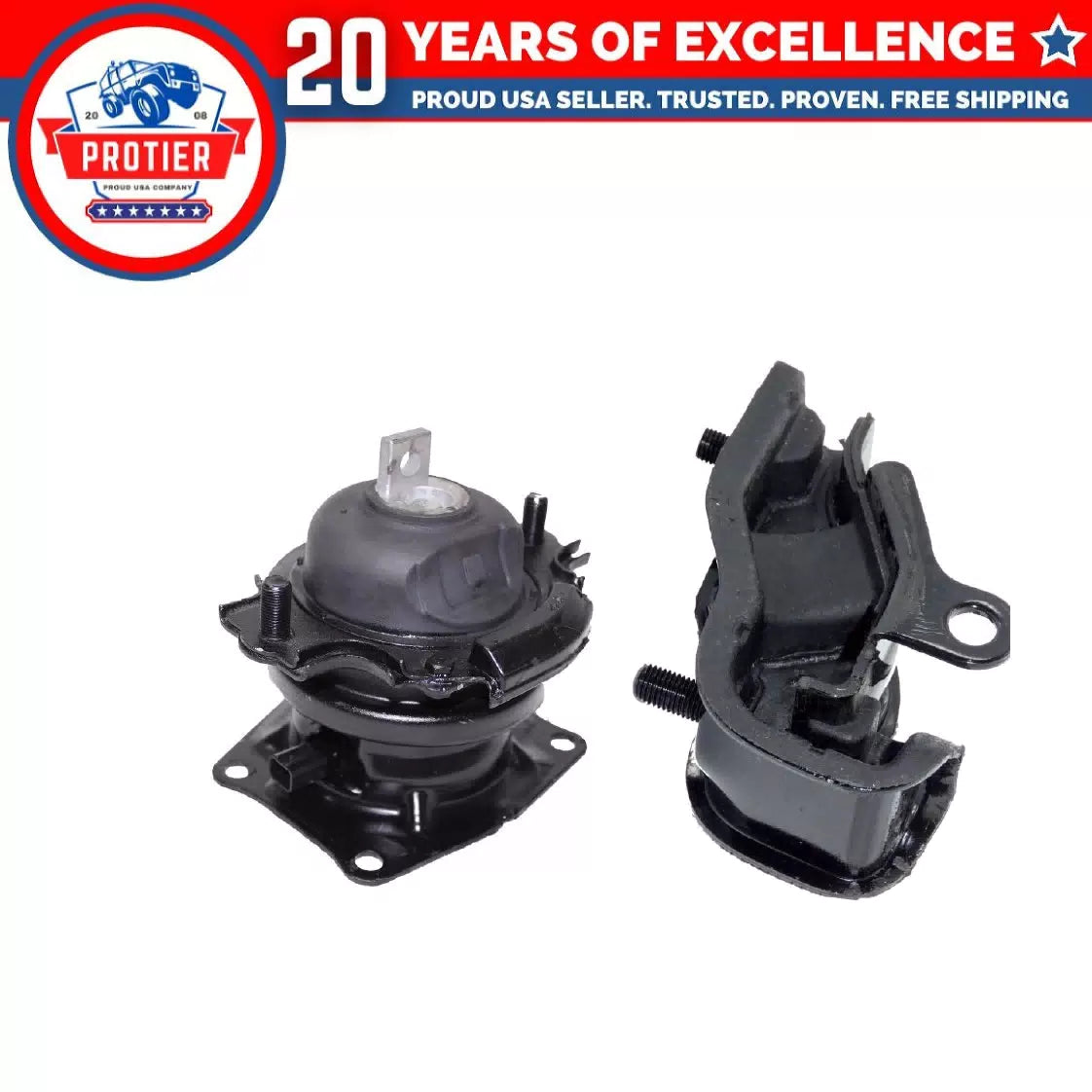 Motor & Trans Mount 2PCS Set for 2005-2006 Honda Odyssey 3.5L i-VTEC Auto Trans 6B93BC-57 [1]