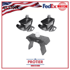 Motor & Trans Mount 3PCS Set fit 2000-2004 Toyota Tacoma 3.4L Pre Runner 2WD 6B93BC-57 [1]