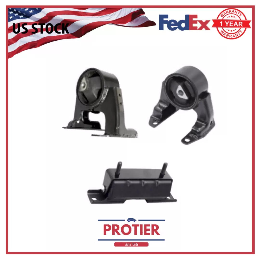 Motor & Trans Mount 3PCS Set fit 2006 Hummer H3 3.5L/ 07-10 Hummer H3 3.7L 6B93BC-57 [1]