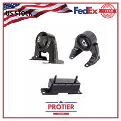 Motor & Trans Mount 3PCS Set fit 2006 Hummer H3 3.5L/ 07-10 Hummer H3 3.7L 6B93BC-57 [1]