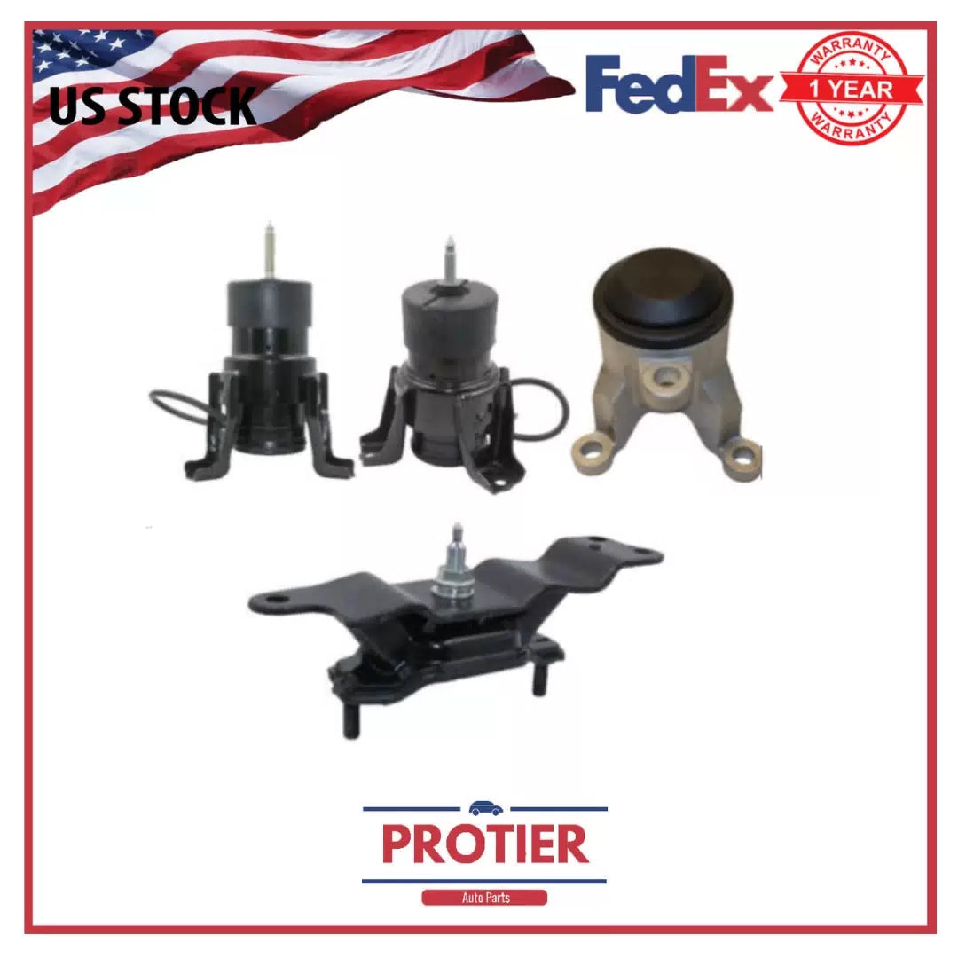 Motor & Trans Mount 4PCS Set For 13-18 Nissan Altima 3.5L for Auto CVT Trans 6B93BC-57 [1]