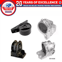 Motor & Trans Mount 4PCS for 95-99 Mitsubishi Eclipse 2.0L w/ Turbo Auto Trans 6B93BC-57 [1]
