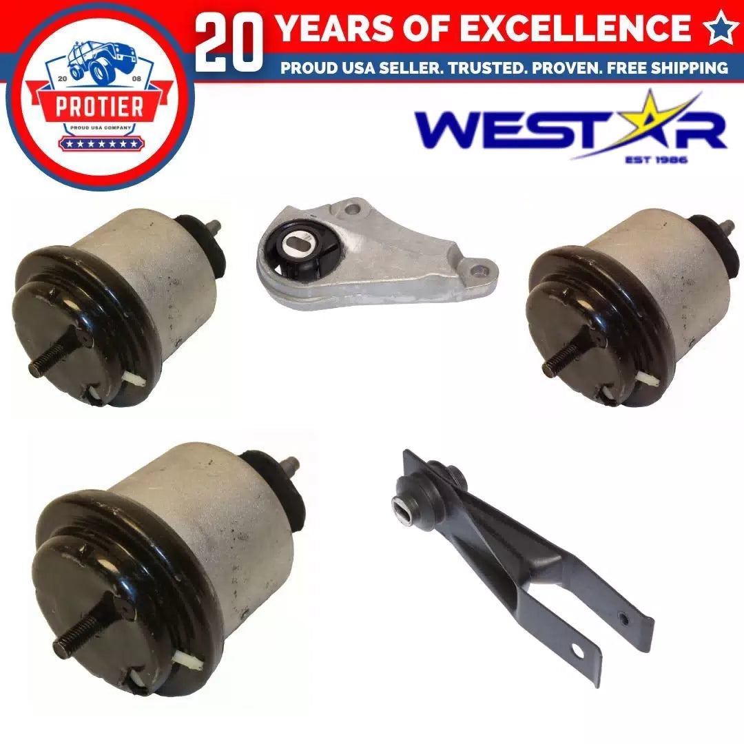 Motor & Trans Mount 5PCS Set Compatible for Buick Enclave/ GMC Acadia/ Saturn 6B93BC-57 [1]