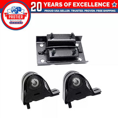 Motor & Trans Mount Set 3pcs A2883, A2883, A2882 for Jeep TJ 2.4L 2.5L 4.0L 6B93BC-57 [1]