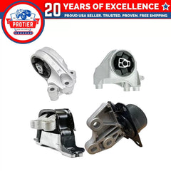Motor & Trans Mount Set 4pc Fits Chevrolet Equinox 2.4L 10-17 6B93BC-57 [1]